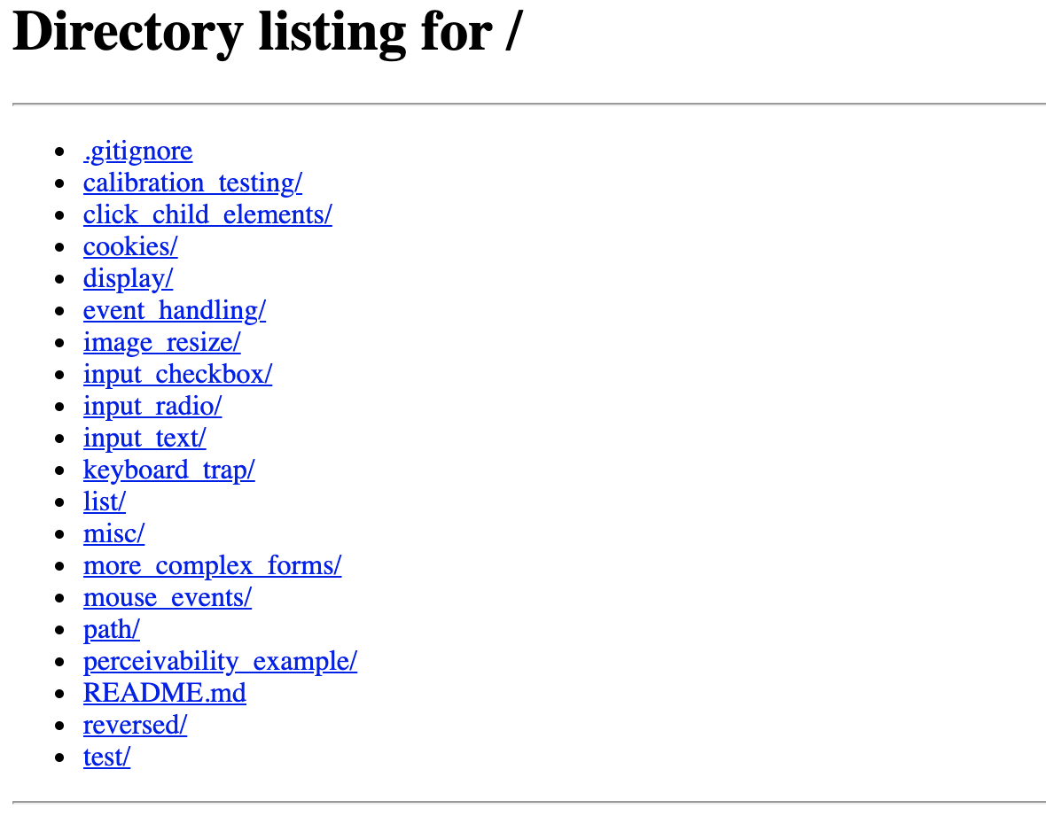 Sandbox directory