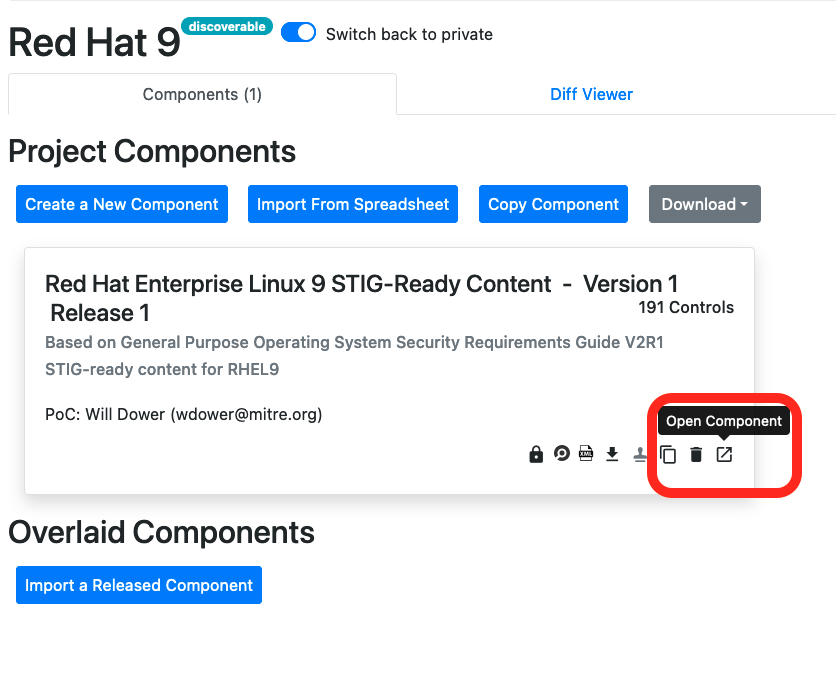 An Open Component