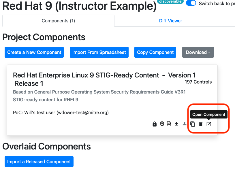 An Open Component